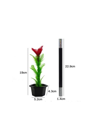 Çiçek Çıkaran Sihirli Çubuk Sihirli Çiçek Sihirbazlık Oyunu Bx40