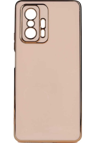 Xiaomi Mi 11T 5G Parlak Kenarli Bark Silikon Kilif 547680984