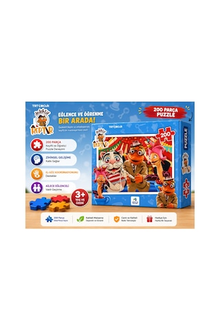 Trt Çocuk Dedektif Reptır 200 Parça Puzzle Çocuk Yapboz Oyunu 3+ Trt Çocuk Dedektif Reptır 200 Parça Puzzle Çocuk Yapboz Oyunu 3+