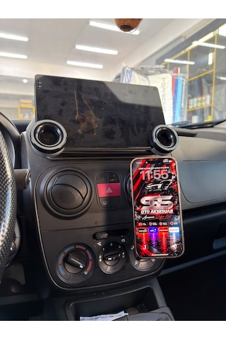 Fiat Fiorino Özel Araç Içi Premium Telefon Tutucu - Araba Telefon Tutacağı Havalandırma Için Siyah