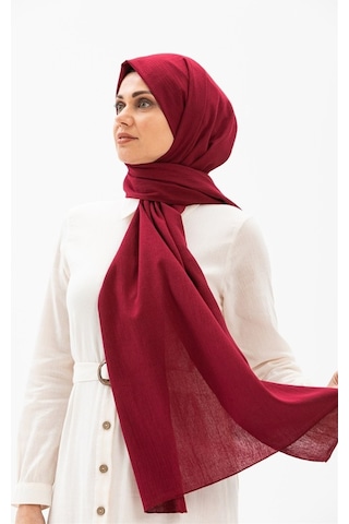 Eliş Şile Bezi Şile Bezi Şal Bordo Tek Beden-Bordo