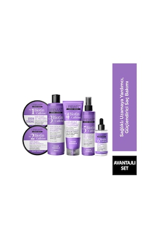 Urban Care Expert Biotin Ve Kafein Dökülme Karşıtı Saç Bakım Seti 6'lı
