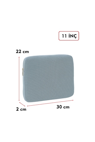 Dada Ultra Hafif 125gr Bebek Mavi File Tablet Kılıfı 10"-11" inç Air Darbe Emici Korumalı Unisex