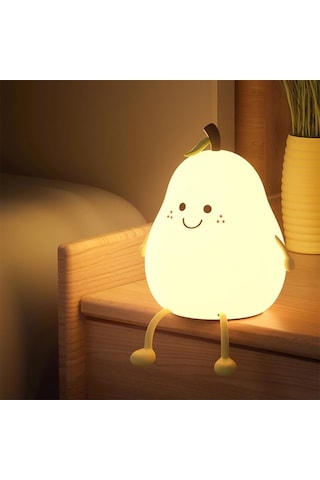 Armut Şekilli Usb Şarj Led Işık Masa Yatak Odası Oturma Odası Için Gece Lambası