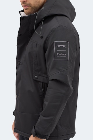 Slazenger Globe Erkek Siyah Mont & Kaban Siyah