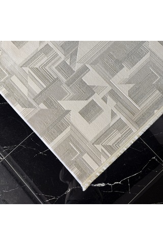 Luxess Diamond 2012 Gri Akrilik Modern Makine Halısı Gri