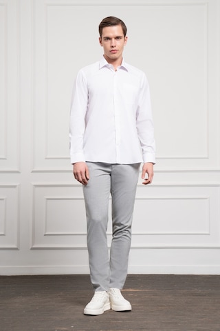 Morven Erkek Beyaz Basic Regular Fit Sert Yaka Cepli Gömlek 25mc004032600 Beyaz Beyaz