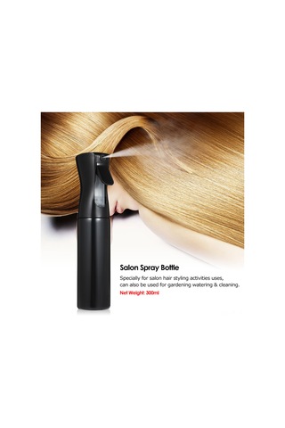 Yifomall 300ml Saç Ve Bahçe Sprey Şişesi - İnce Püskürtmeli, Sızdırmaz, Rahat Tutuşlu Siyah Sprey Şişesi