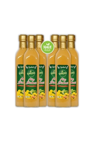 Alıç Sirkesi 6x500 Ml - %100 Katkısız Doğal Geleneksel Ev Yapımı