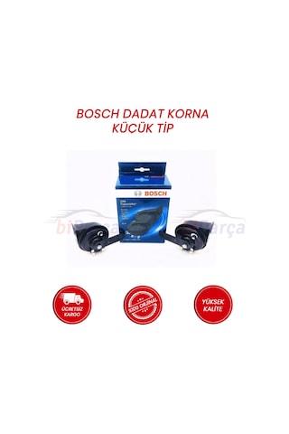Bosch  Dadat Salyangoz Korna Seti Çiftli 12V 410/510Hz 118Db