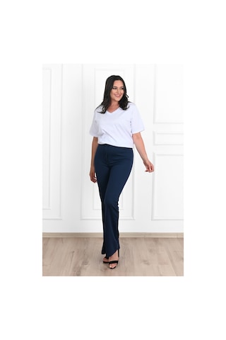 Koza Butik Kadın İspanyol Paça Toparlayıcı Pantolon 6213-23 001