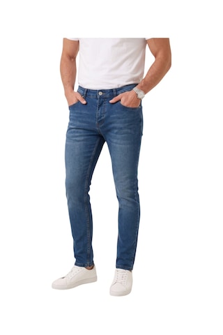Deepsea Erkek Slim Fit Dar Kesim Likralı Lacivert Kot Pantolon Dar Paça İnce Esnek Jean 2608306