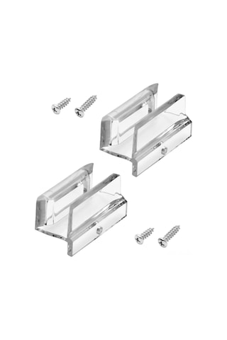 Youmex 3/8 İnç Cam Kayar Duş Kapısı İçin Akrilik Alttaş Rehberi, Kayar Kapı Tamiri Parçası 2 Adet Diğer