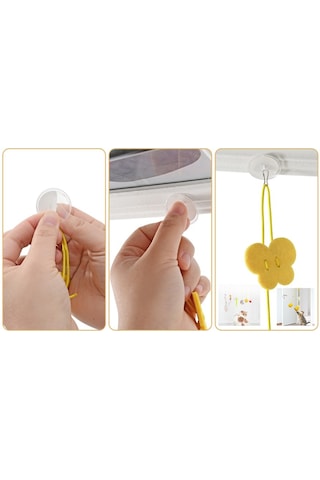 Elastik Kendinden Yapışkanlı Kedi Oyun Oltası