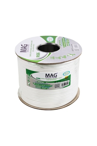 Mag Rg59 Fa Mini İnce Çiftli Twin Kablo 300metre