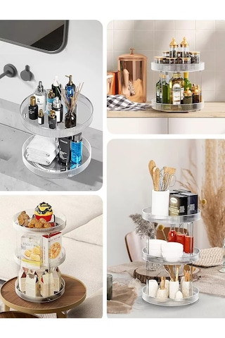 Imrun Mutfak Ve Banyo İçin 1 Katlı Döner Stand 210461935 Beyaz