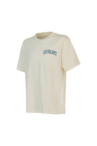 New Balance Lifestyle Unt1601-sst Kadın Krem T-shirt