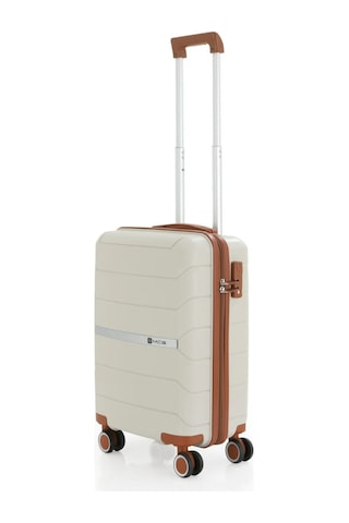 Mçs Group Polipropilen Valiz V366-55cm Krem
