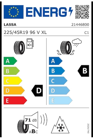 Lassa 225/45 R19 96V XL Competus Winter 2 + Kış Lastiği 2026