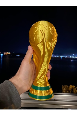 Riva Self Fıfa Dünya Kupası Koleksiyonluk Figür Dekoratif Ödül Kupa - 15-20-24 Cm 20 Cm