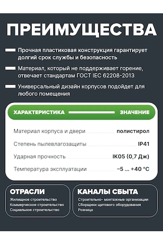 Generica 6 Modüllü Gömme Dağıtım Paneli 239107810