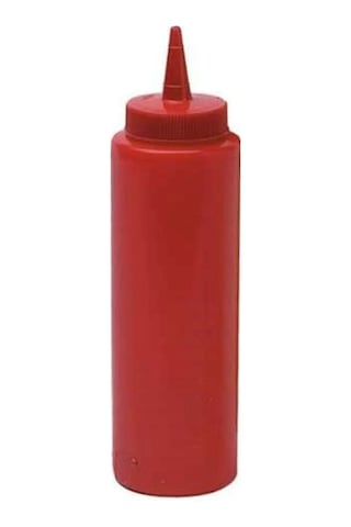 Ketçap Şişesi - 1000ml Dev Boy Kırmızı 1247956