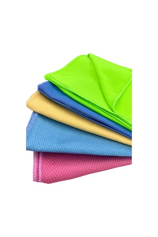 Bella House Mikrofiber Cam Bezi - 40 x 40 CM - 20 Adet - Çok Renkli