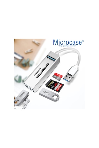 USB 3.0 Çoğaltıcı Hub Kart Okuyuculu 5in1 USB OTG SD/TF - AL3573