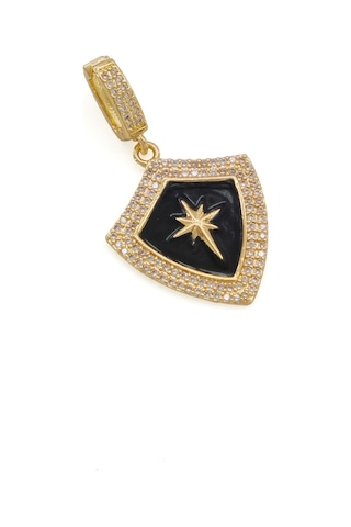 Ajda Charm Çelik Altın Kaplama Kadın Kuzey Yıldızı Model-chr-107 Gold