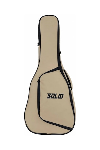 Solid Case Lux Klasik Gitar Gigbag Bej Gri