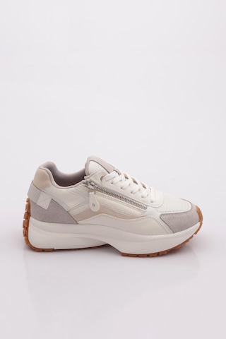 Dgn 83146 Kadin Sneaker Ayakkabi Buz Beyaz