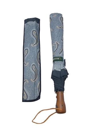 Baginn Snotline-april Kadın Şemsiye Otomatik Açılır 10telli Kapalı Boyut 40 CM 95 CM Çap Vizon Ekose 001