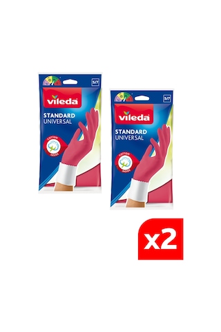 Vileda Standart Küçük Boy Bulaşık Eldiven S 2'li