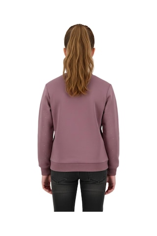 Kız Çocuk Taşlı Sweatshirt Bgl-st05268 Gül Kurusu