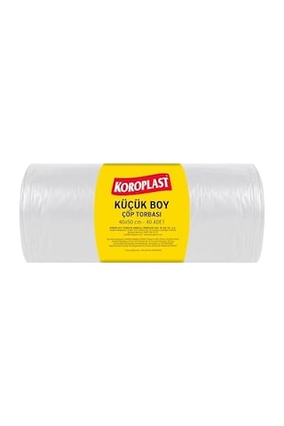 Küçük Boy Çöp Poşeti 40x50 Cm 40 Adet, Sızdırmaz Ve Yırtılmaz, Ekonomik Çöp Torbası, Geri Dönüştürülebilir Atık Torbası, Doğa Dostu, Sürdürülebilir Dayanıklı Çöp Poşeti