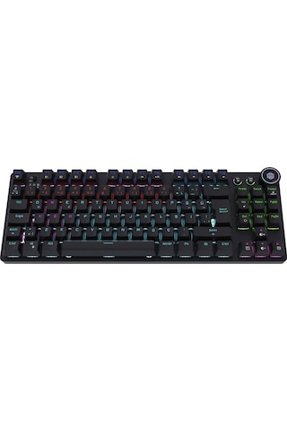 Gamebooster Ryba Rainbow Red Switch Triple Mode Siyah Mekanik Gaming Klavye