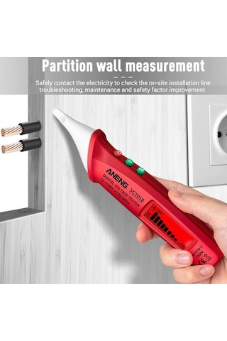 Trendooze Vc1018 Temassız Sensörlü Ölçer N11.34 Gerilim Dijital Aneng Ac 12v-1000v Gw