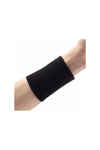 Xxl-unisex Spor Koruyucu Bileklik Egzersiz Bileklik Yumuşak Bilek Manşet Nefes Bilek Desteği Koruyucu-siyah Siyah