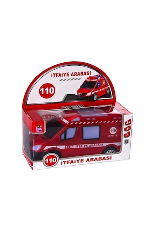 Pilli Sesli Işıklı Itfaiye Arabası