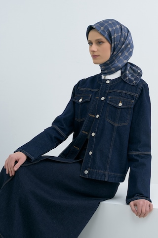 Armine Saf İpek Sura Eşarp-2026 İlkbahar-yaz- 953000d Lacivert