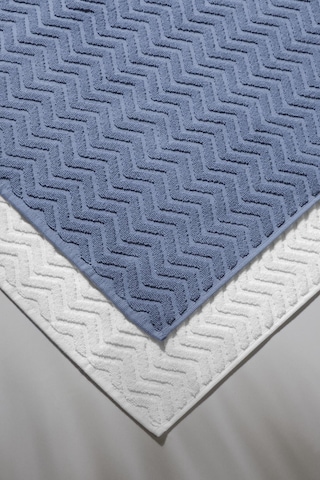 Taffeta X Bathmat Sky - Ekstra Yumusak, Modern %100 Pamuk 50X75Cm Mavi