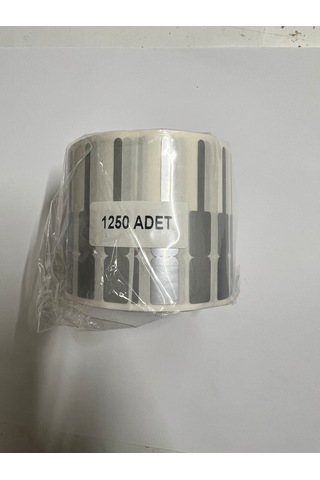 Aysan Etiket Boş Yapışkanlı Kuyumcu Yüzük Etiketi Gümüş Renk 54mm X 9mm 1