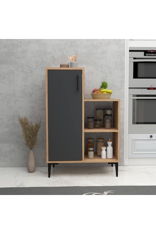 Arnett Mutfak Banyo Reysary Çok Amaçlı Dolap Atlantikçam Antrasit