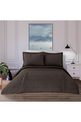 Schafer Home Jenny Yatak Örtüsü Seti 3 Parça-bej Beyaz