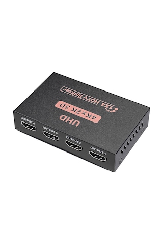 Molix Mx-5004 1 Giriş 4 Çıkış 4k Hdmı Splitter - Ultra Hd Görüntü Çoklayıcı Ve Sinyal Yenileyici