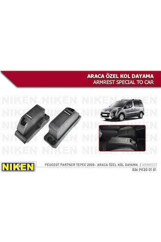 NİKEN PEUGEOT PARTNER TEPEE ARACA ÖZEL KOL DAYAMA KOLÇAK 2008 SNR