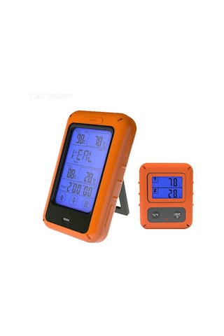 Çift Problu Kablosuz Alarmlı Fırın ve Barbekü Termometre Thr311