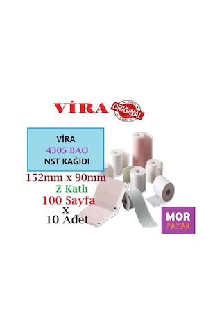 4305 Bao Nst Kagıdı 152 Mm X 90 Mm Z Katlama 100 Sayfa X 10 Adet