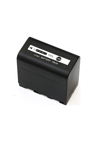 Sanger Np F970D Led Göstergeli Batarya 7500Mah