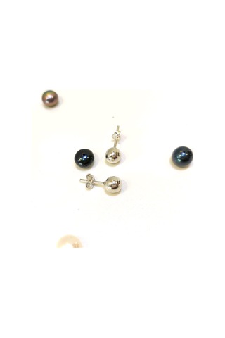 Altın Ürünler 6 MM Top Küpe